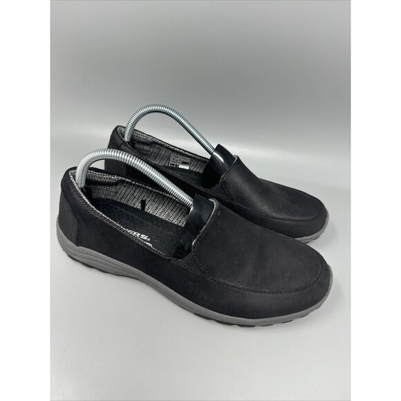 SKECHERS Shoes - Skechers 158385 Black Memory Foam Slip On Loafer Shoe Women’s SZ 10